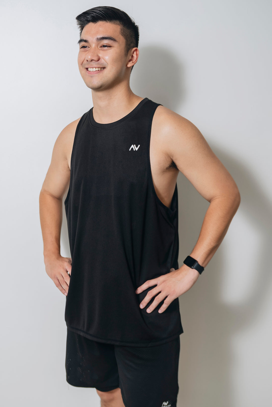 Easy Move Tank Top in Jet Black